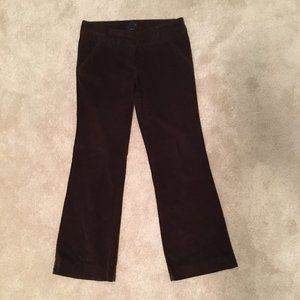 Dark Brown Wide Leg Pin Corduroy